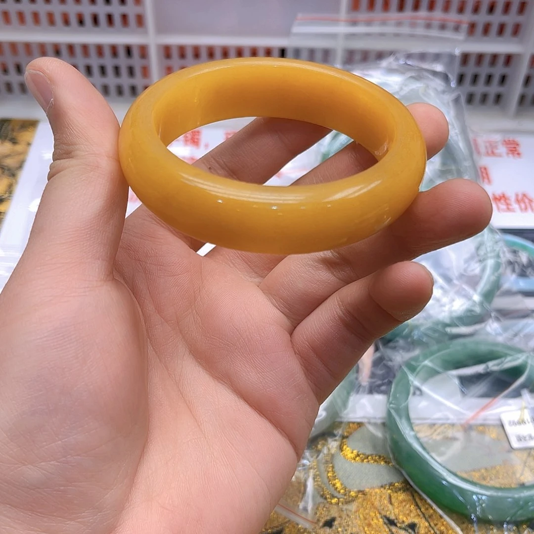 独山玉手镯合金手镯