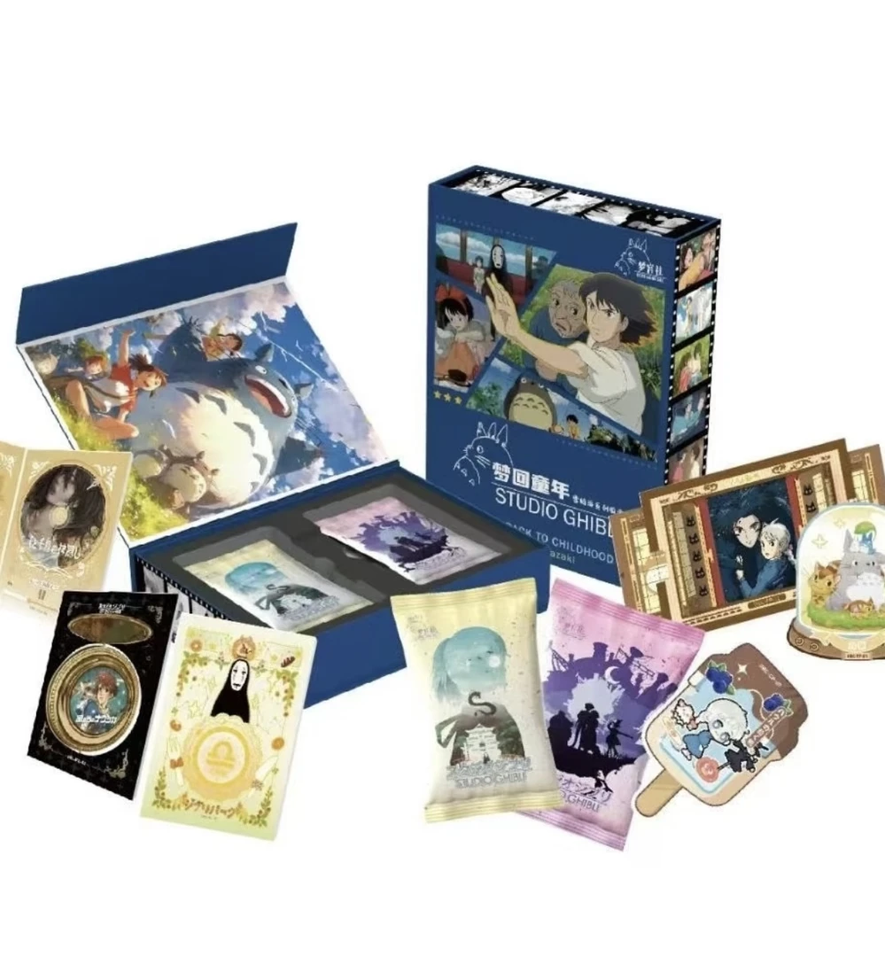 【拆盒】梦宫社宫崎骏梦回童年二创收藏卡牌