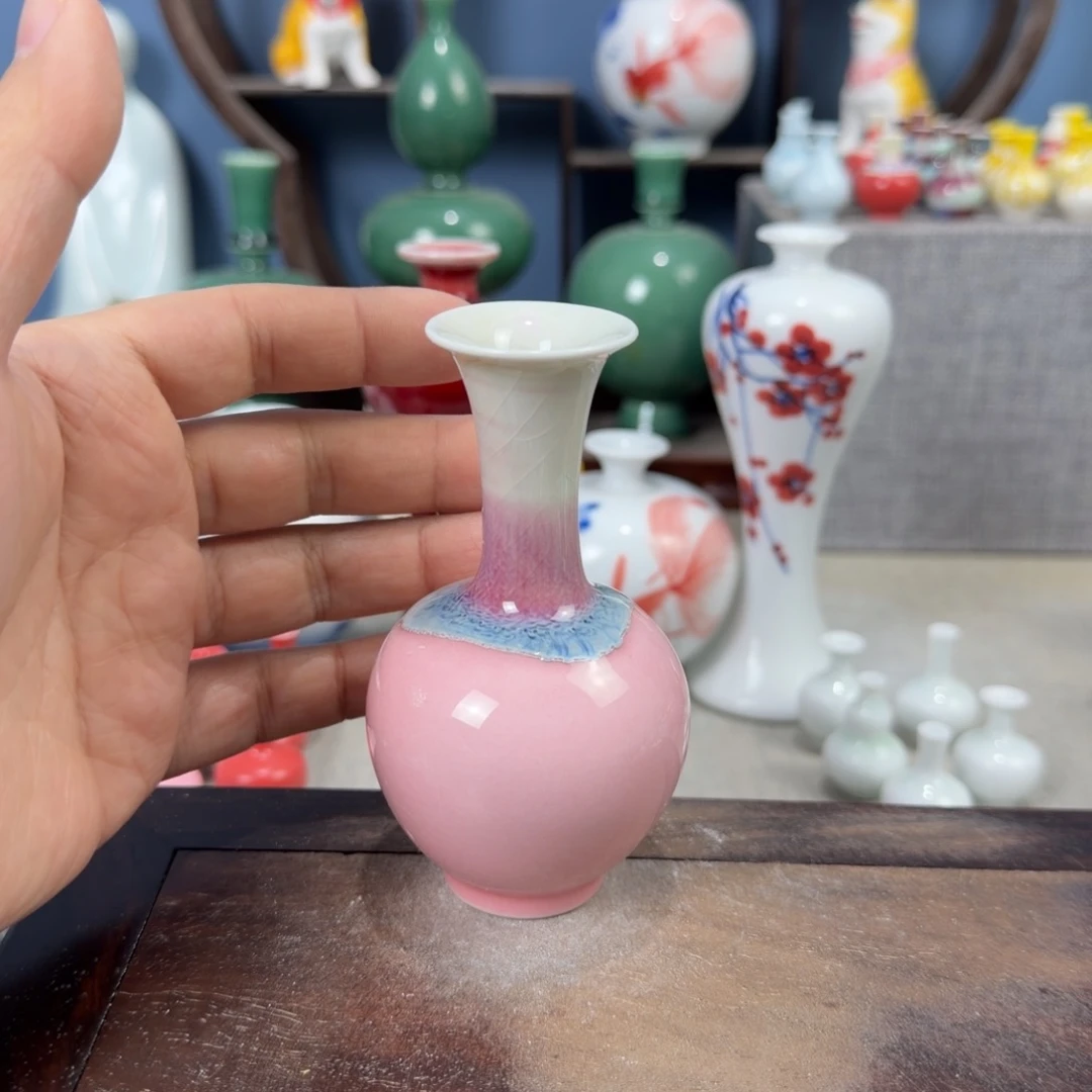 陶瓷手工小花器摆件