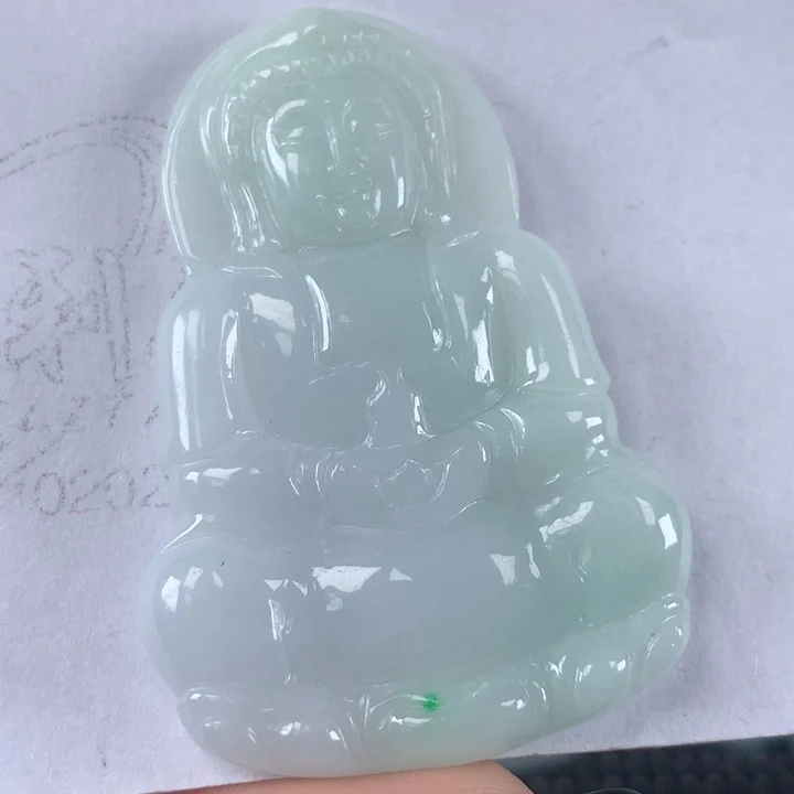 颈饰未镶嵌翡翠观音