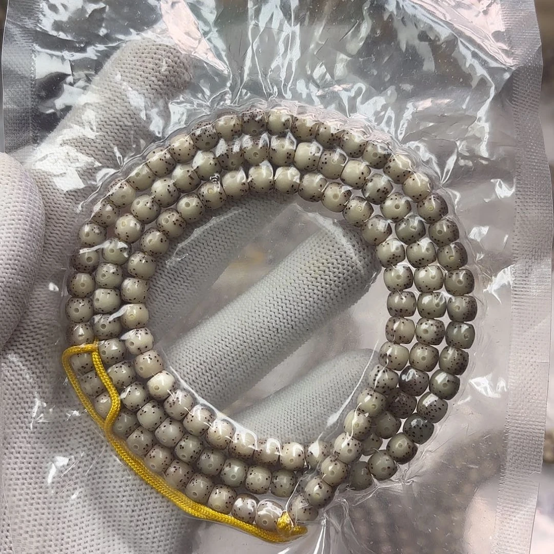 克***歌手串星月菩提全玉化老型桶珠6✖️5