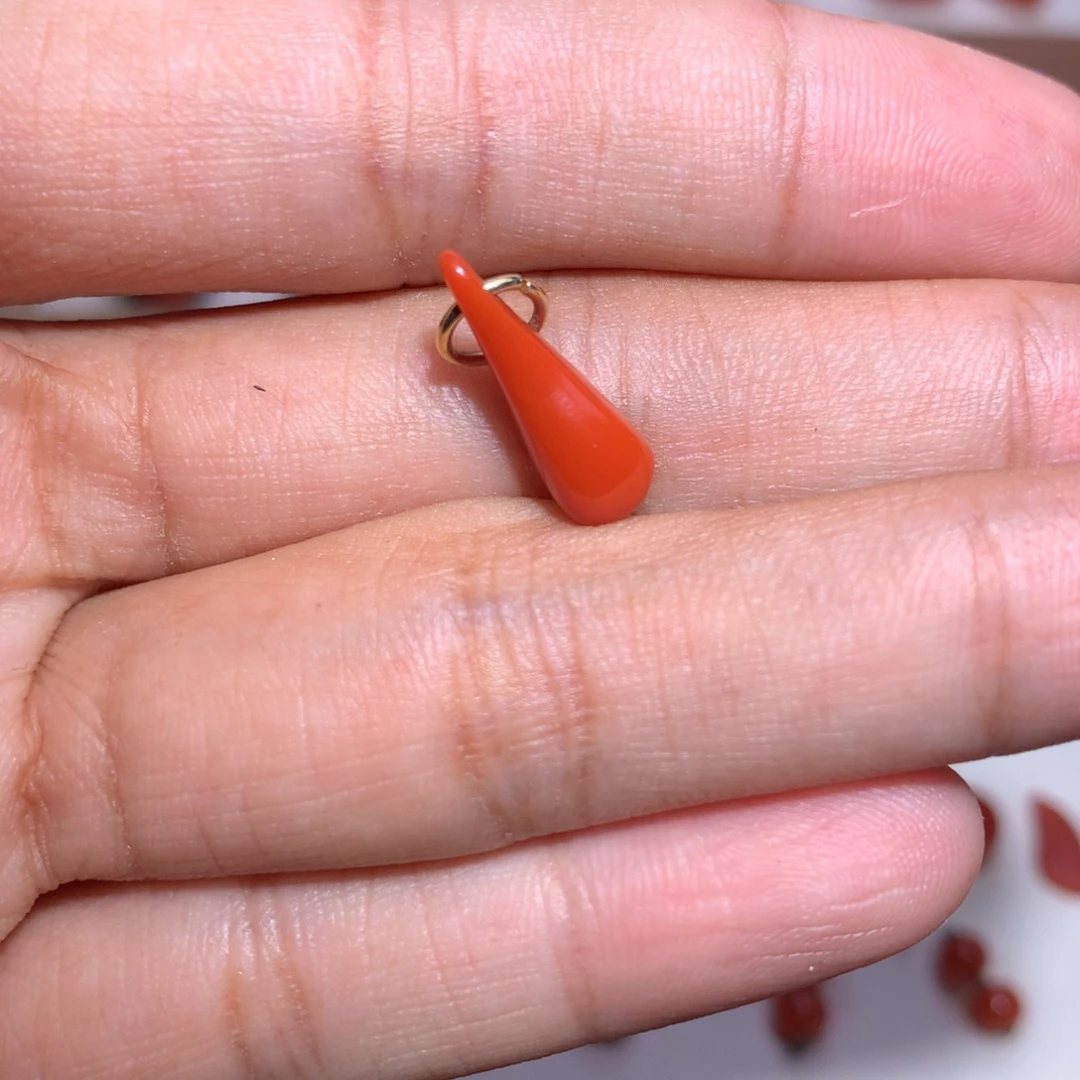 未镶嵌925 银环卡子南红玛瑙微微纹