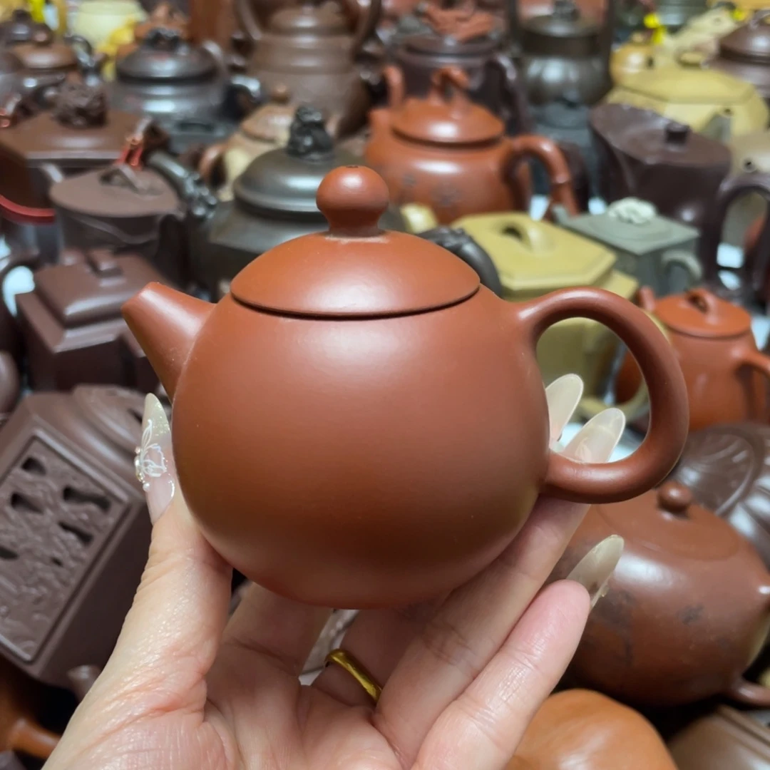茶壶底槽青紫砂艺术作品
