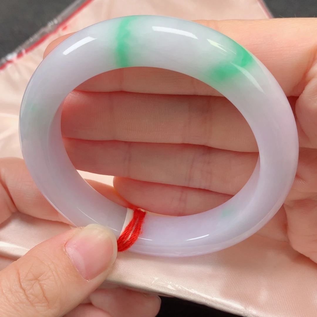 未镶嵌手镯翡翠缅甸天然翡翠手镯55