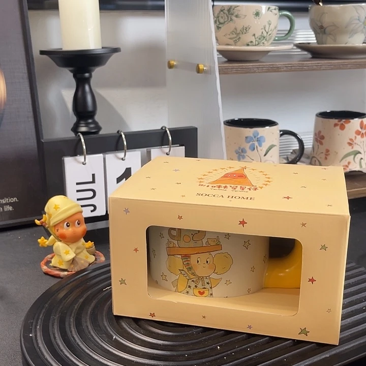 念***念陶瓷神灯马克杯大把手