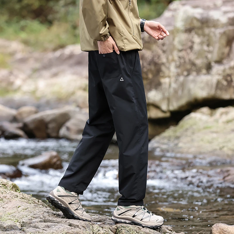 机能裤爆款冲锋裤男女春夏户外防风防直通束脚两穿休闲裤24908CS