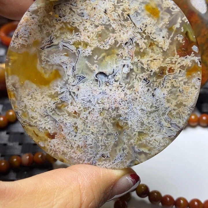 玛瑙/玉髓颈饰未镶嵌油****平