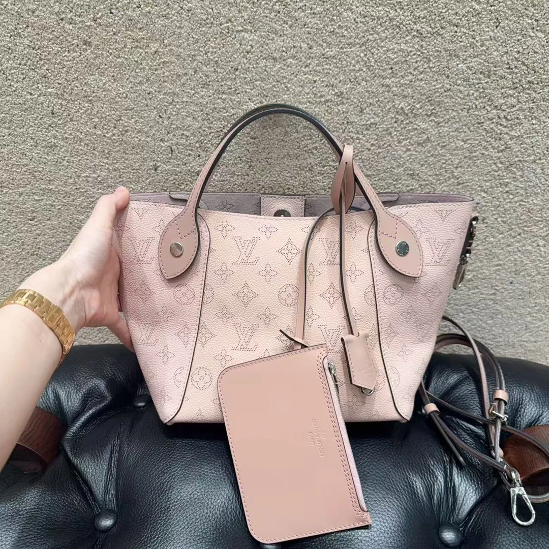 99新 LouisVuitton/路易威登 粉色月光女神镂空托特手提单肩斜挎
