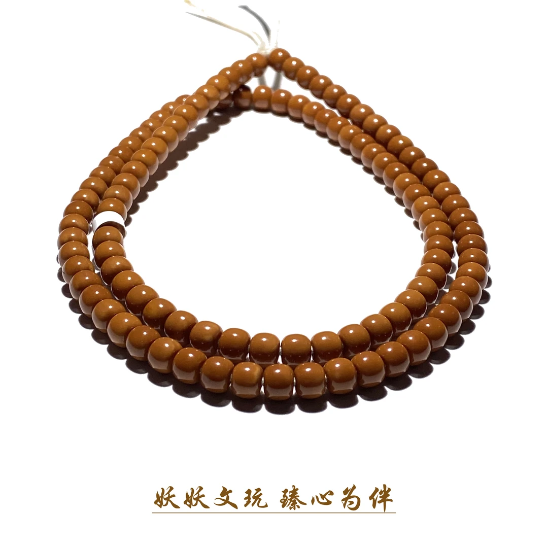 【HJ78】橄榄核核尖老型108长串 尺寸6-7mm 略有缩尺