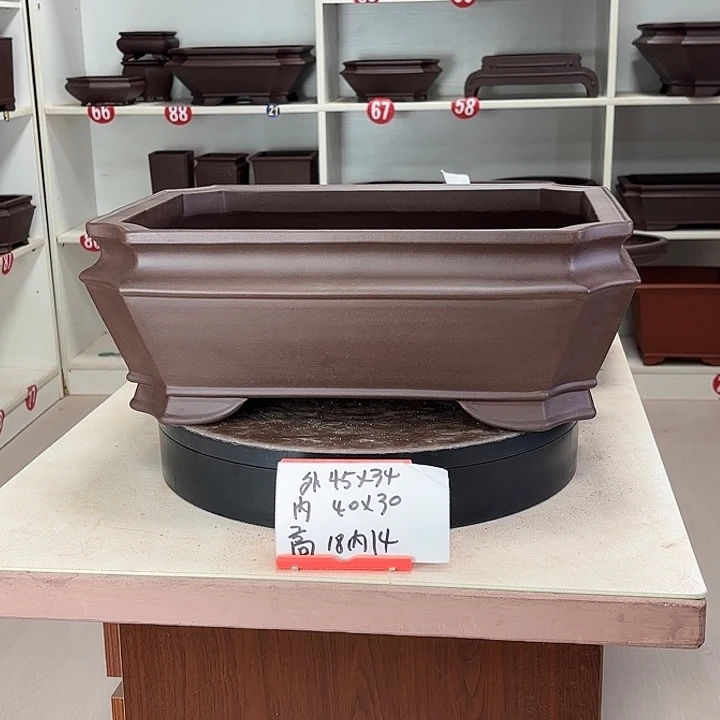 花盆紫砂大切角长大