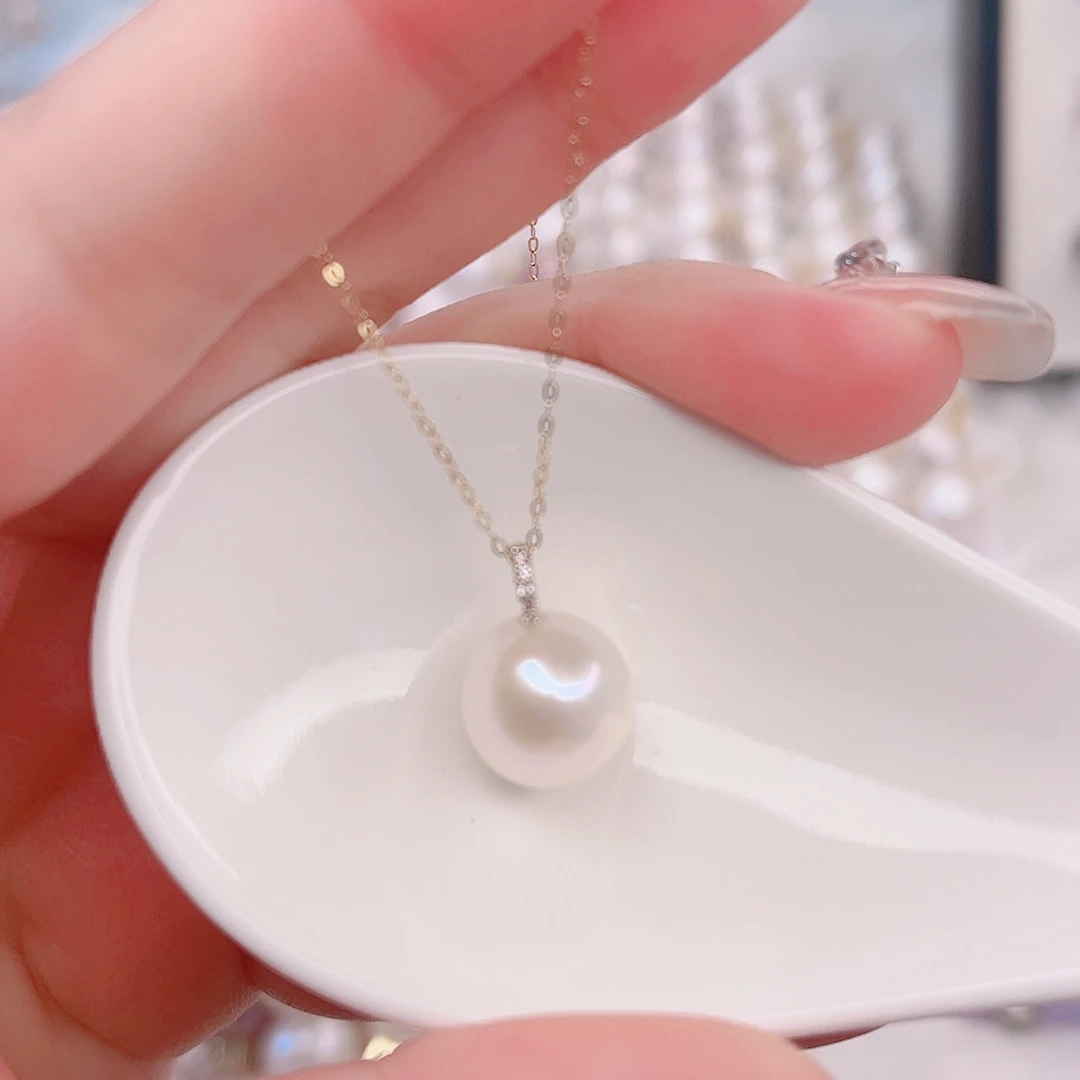 未镶嵌淡水珍珠吊坠(赠链)