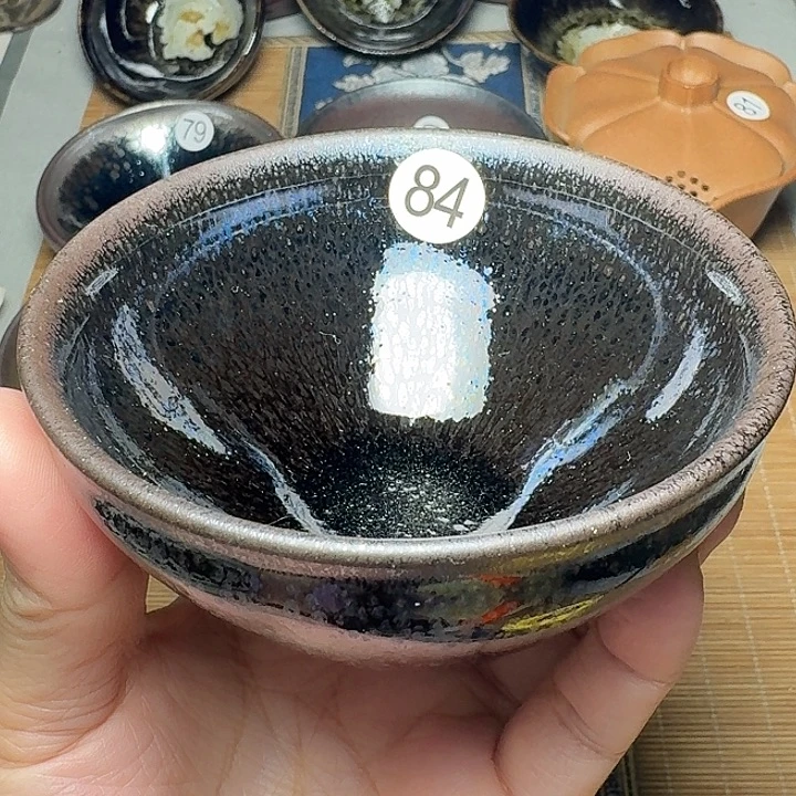 茶盏84 坚记茶盏摆件