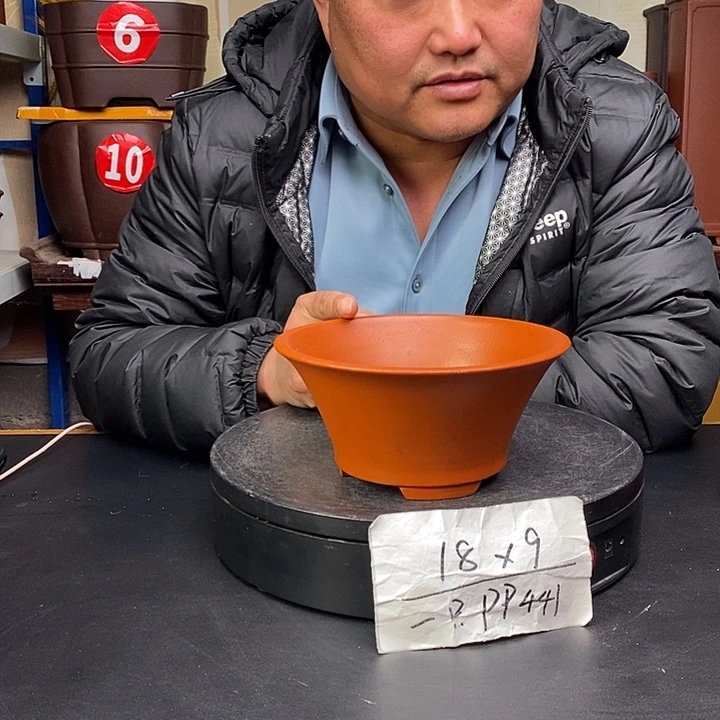 紫砂花盆货号一只PP441