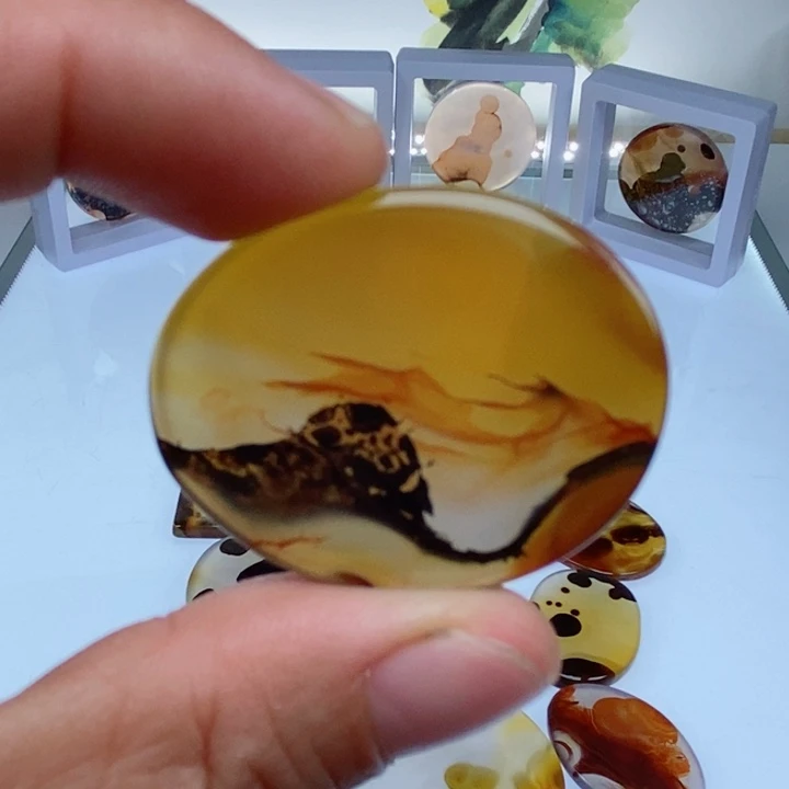 玛瑙/玉髓未镶嵌珠宝半成品