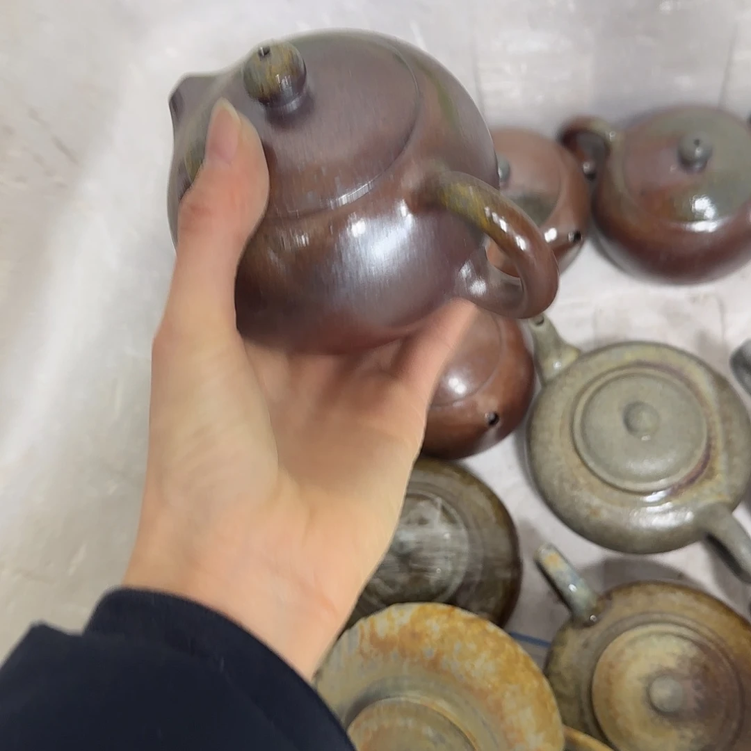 紫砂茶壶民间手艺人全手工制作