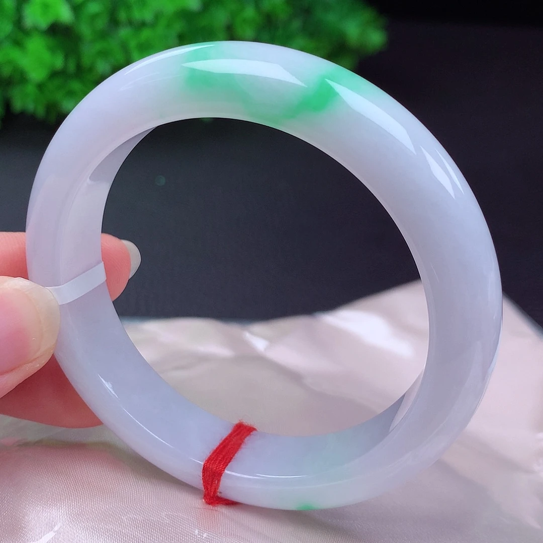 翡翠未镶嵌手镯57圈口686014