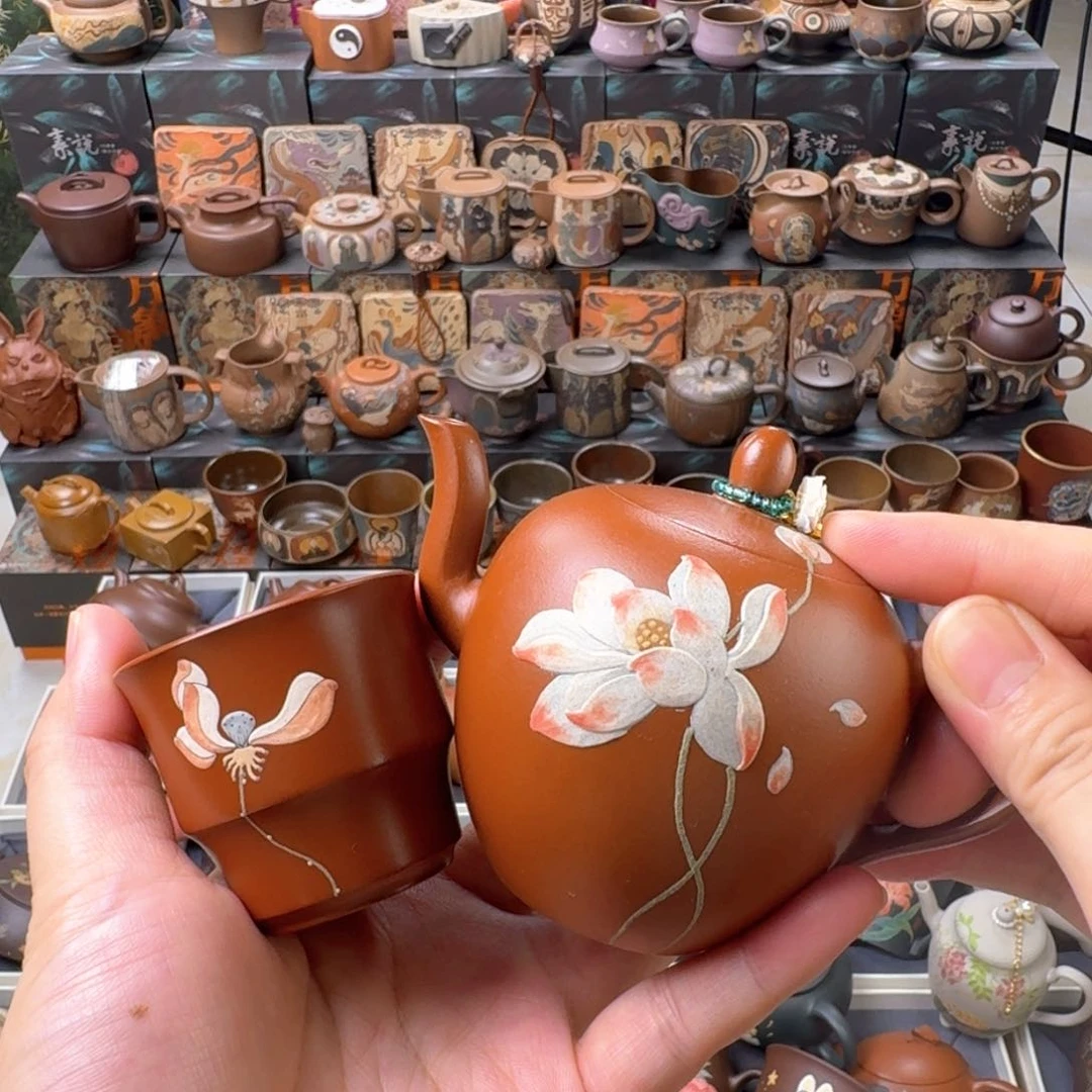 茶壶紫砂170cc一壶一杯