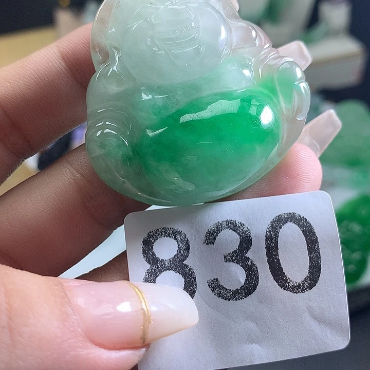 翡翠未镶嵌吊坠(赠链)翡翠