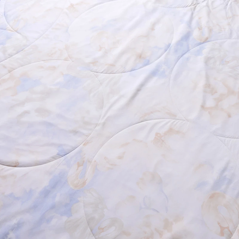 （奥莱专属16号）富安娜大豆纤维夏凉被大豆被空调被薄款印花夏被