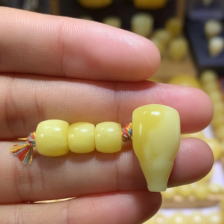 蜜蜡未镶嵌裸石天然原矿白花蜜蜡直切套装8-11.7左右