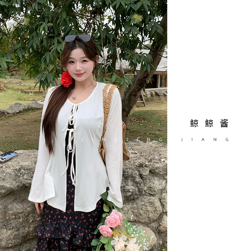 ZOZ鲸鲸酱【纸片人开衫】显瘦长袖时尚法式方领设计感百搭春夏外套