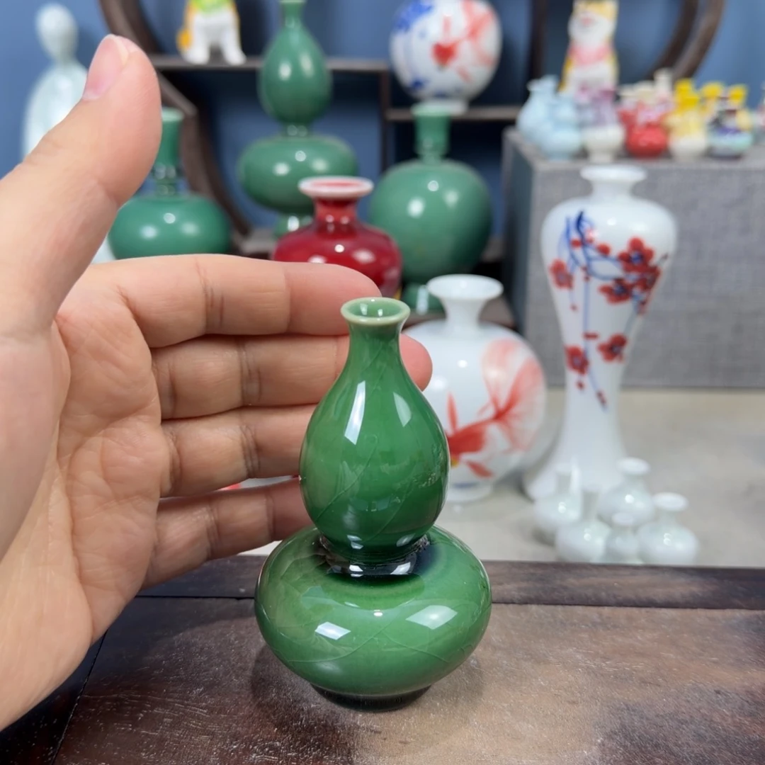 陶瓷手工小花器摆件