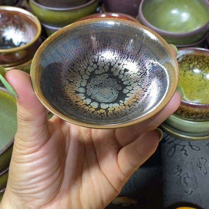 茶盏建阳建盏微瑕油滴