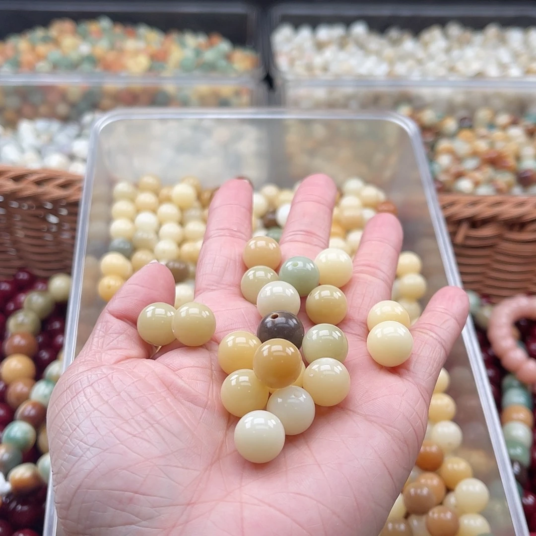 白玉菩提吊坠A/11mm/50+60颗