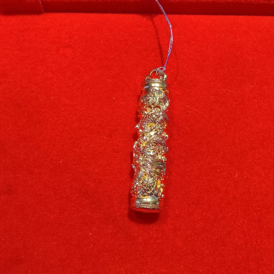 吊坠足银 999足包999足银龙柱男女同款