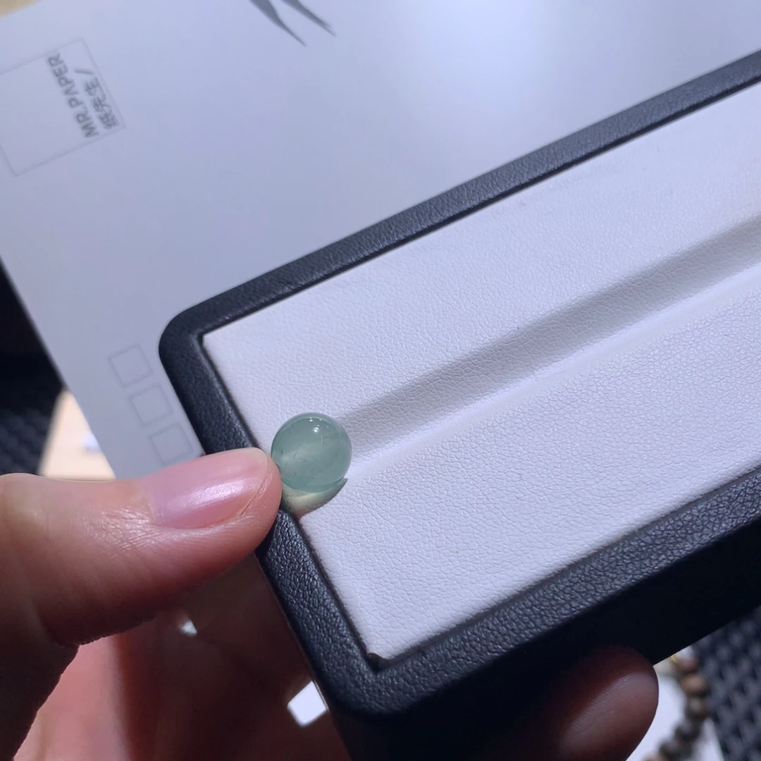 翡翠散珠晴水绿卡9.22