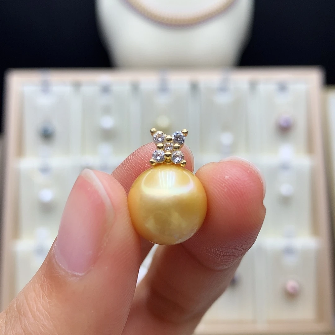 合金淡水珍珠颈饰