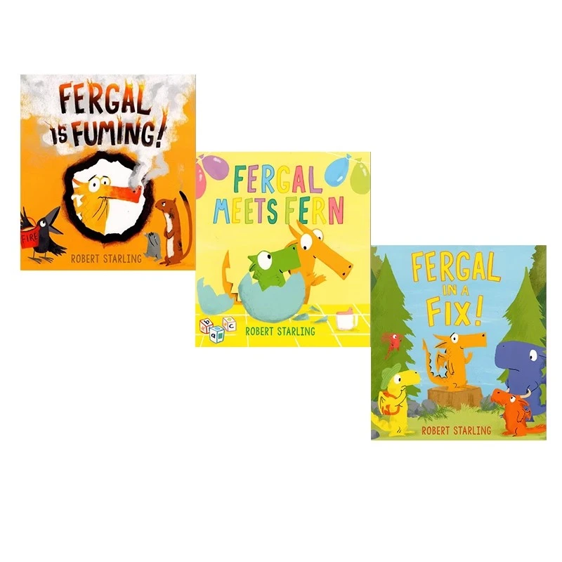 小恐龙费格尔3册 Fergal Meets Fern/in a Fix!