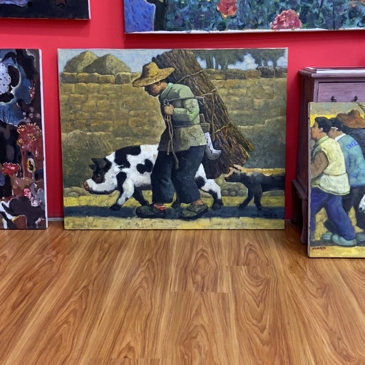 锦***森油画杨老师作品福利