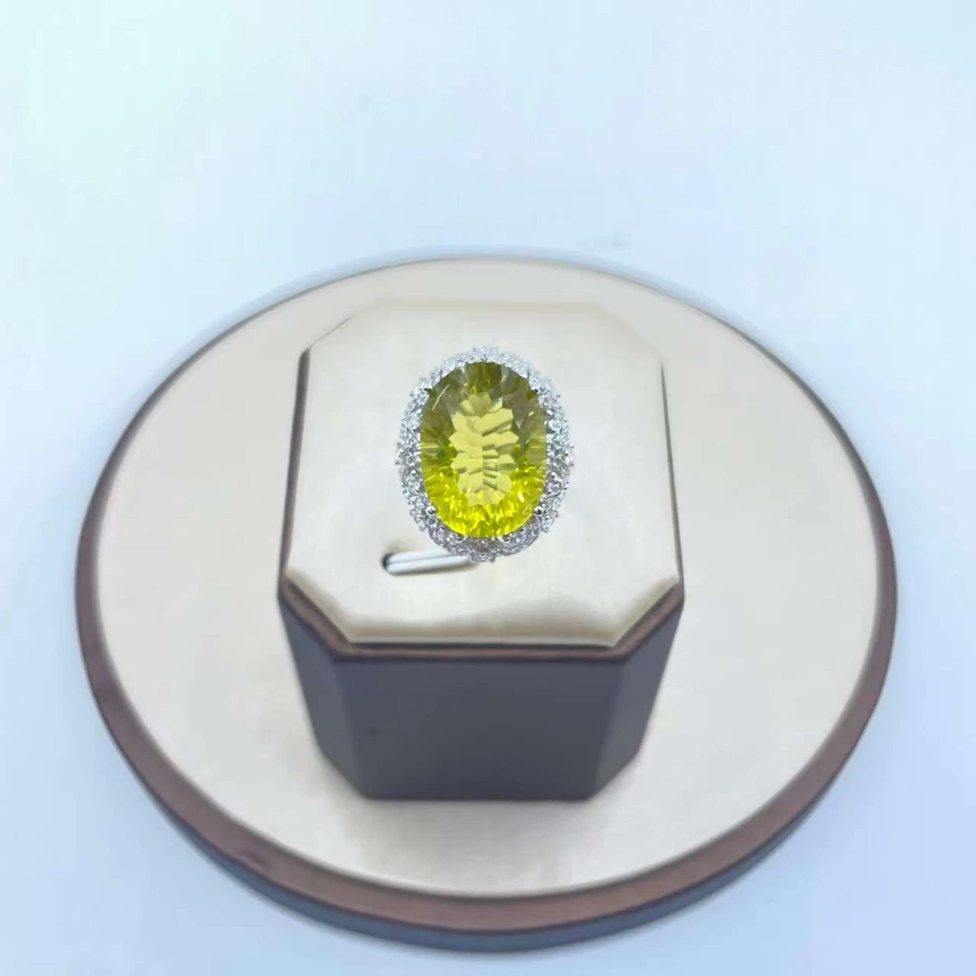 【粉丝专属】高奢臻品黄水晶戒指 TRSJO22（多样性发货）