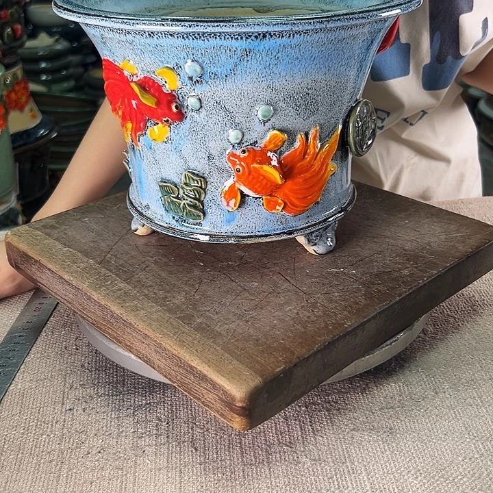 泳坤堂石湾盆陶瓷