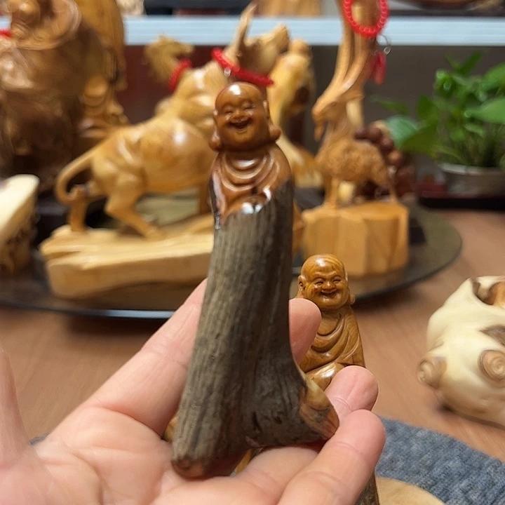 柏木把件崖柏摆件