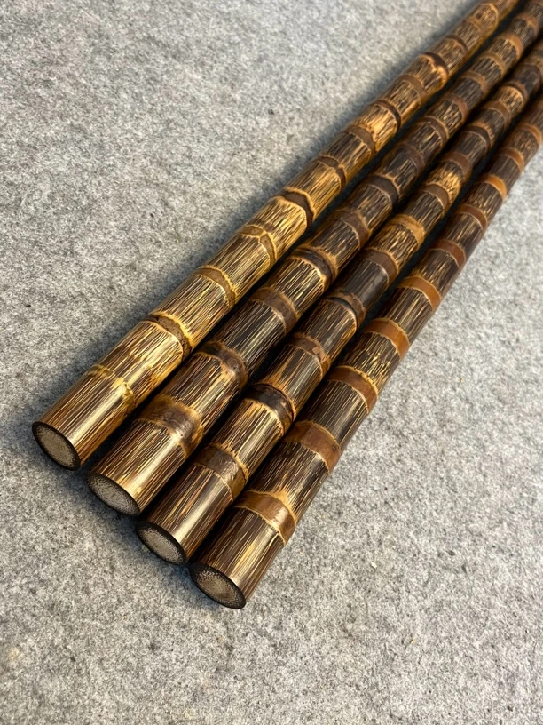 高品质龙血金丝竹实心竹手杖登山杖拐杖武术棍 防身棍