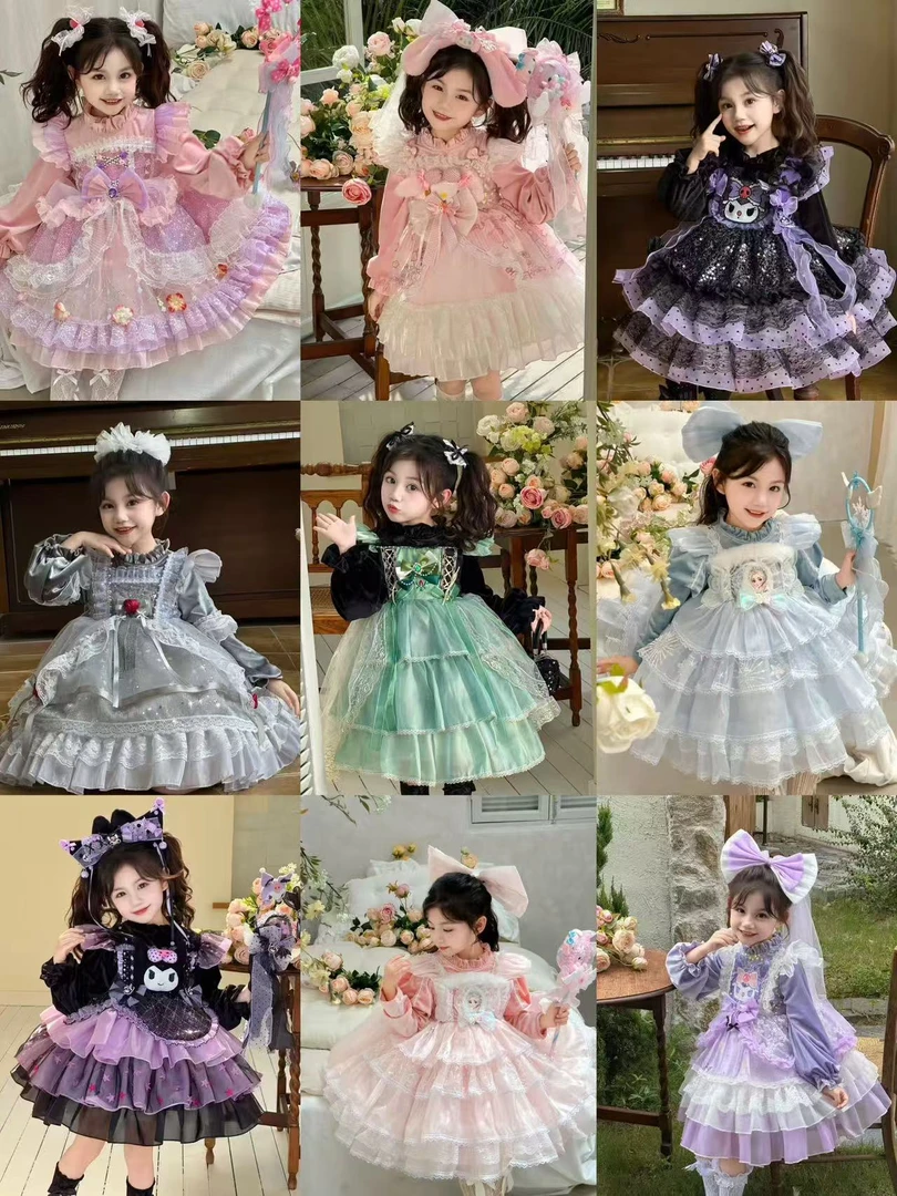 001-075  女童秋冬季高货冬款加绒公主裙上新【新品2】