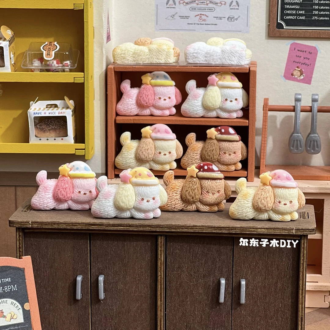 【尔东子木定制-睡帽趴趴狗】diy树脂小饰品/手工摆件/手机挂件