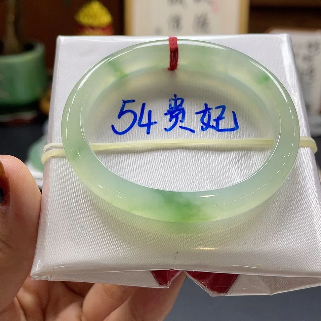 翡翠未镶嵌手镯35号