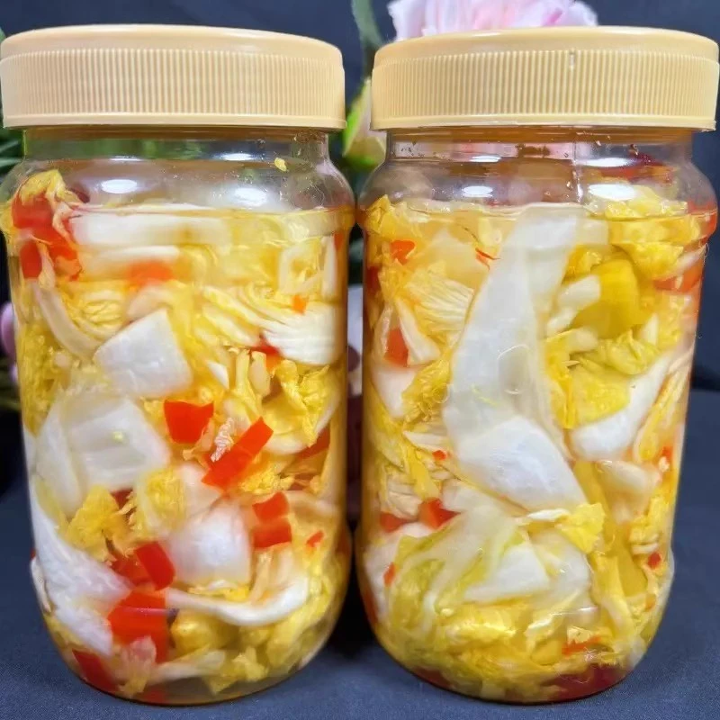 酸甜辣味脆娃娃菜爽口泡菜酒店冷盘泡白菜凉拌菜配菜小吃即食瓶装