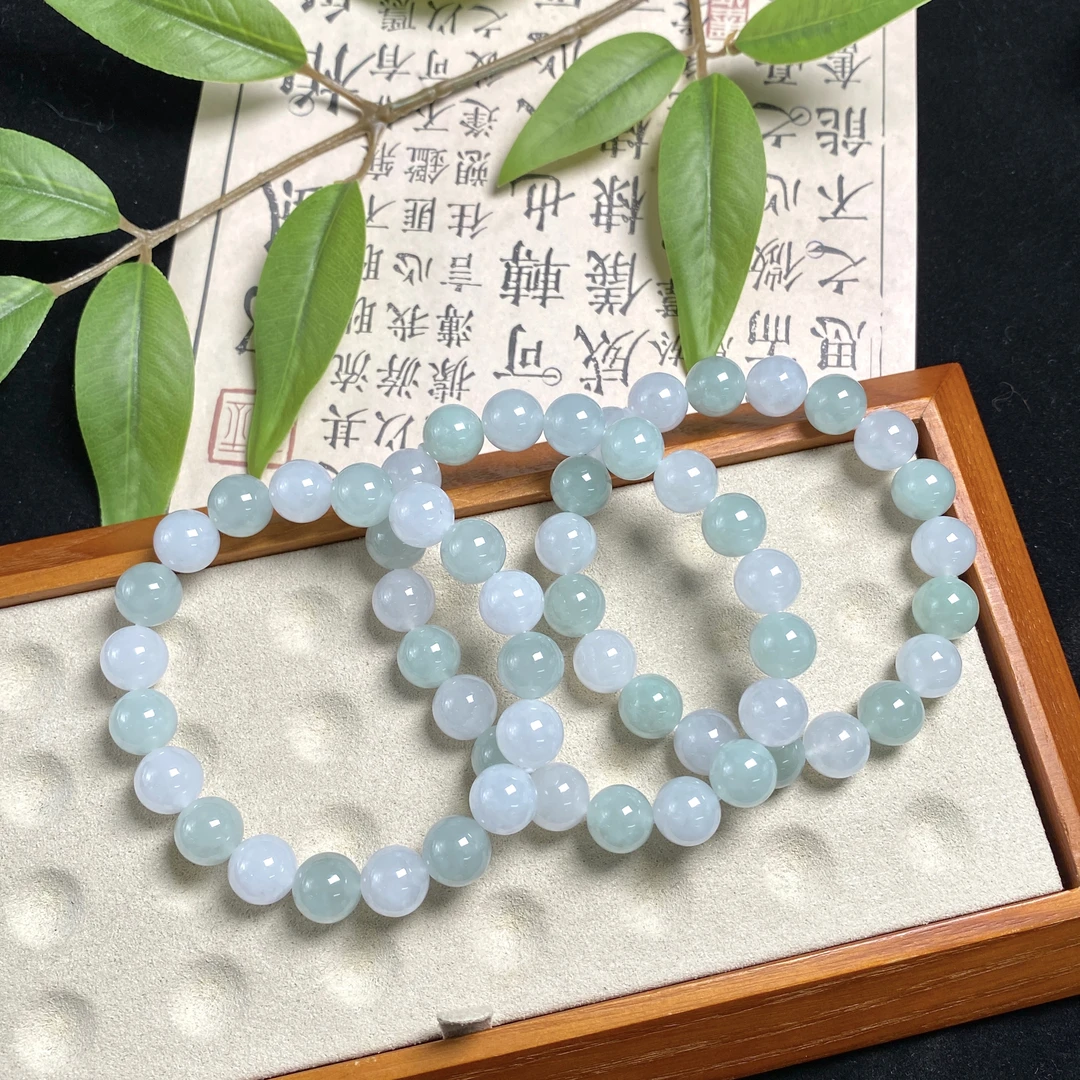 思懿手镯之家-翡翠手串-约10mm-TY-15839-多样性发一