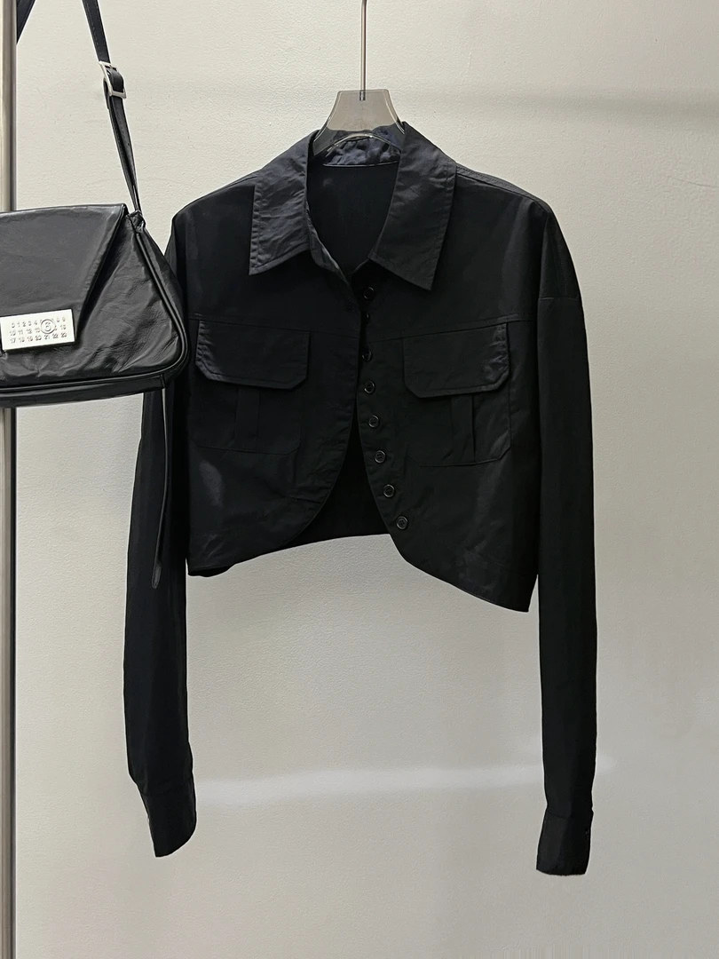 PP Fashion-小短款衬衫外套