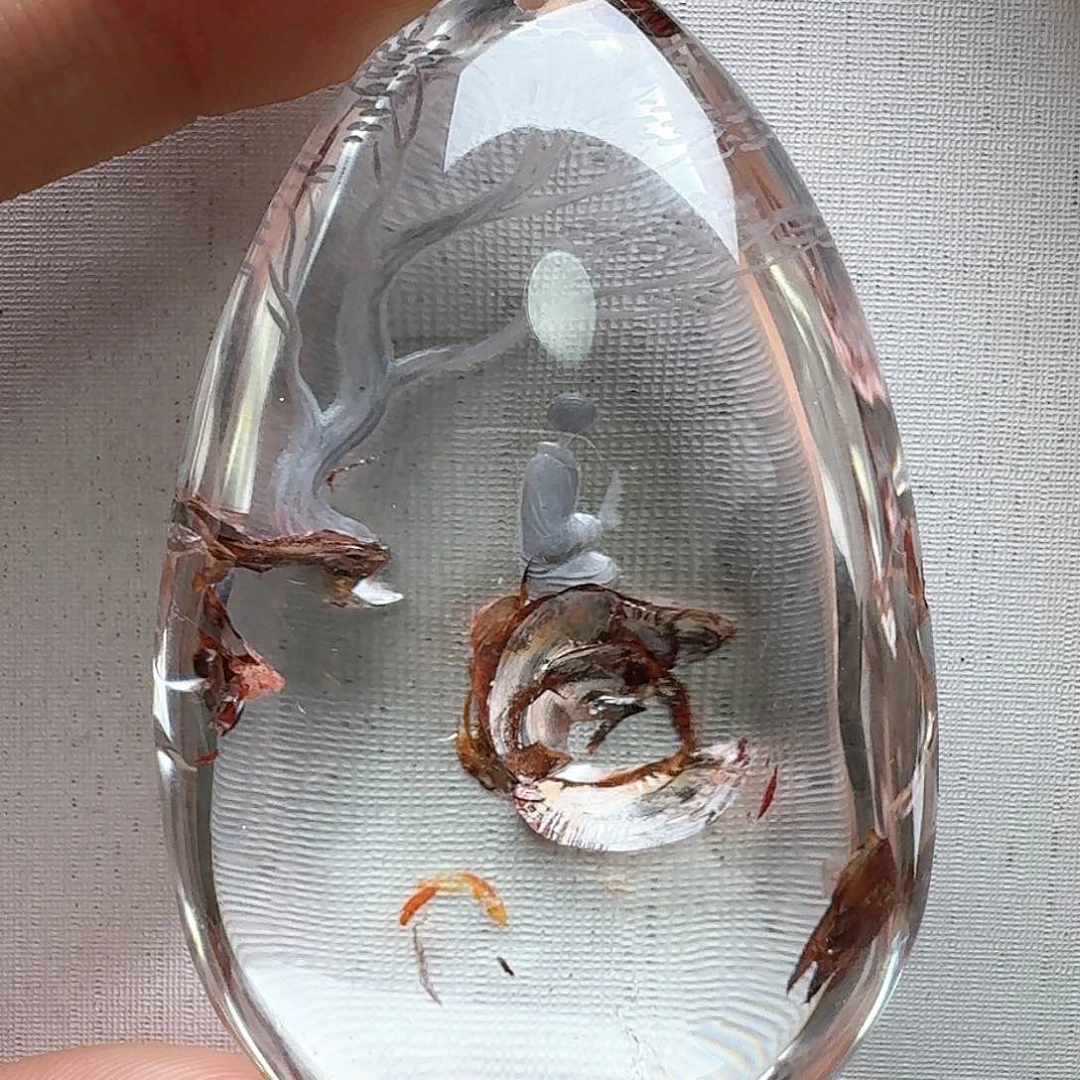 未镶嵌吊坠(不含链)水晶悟道云母片
