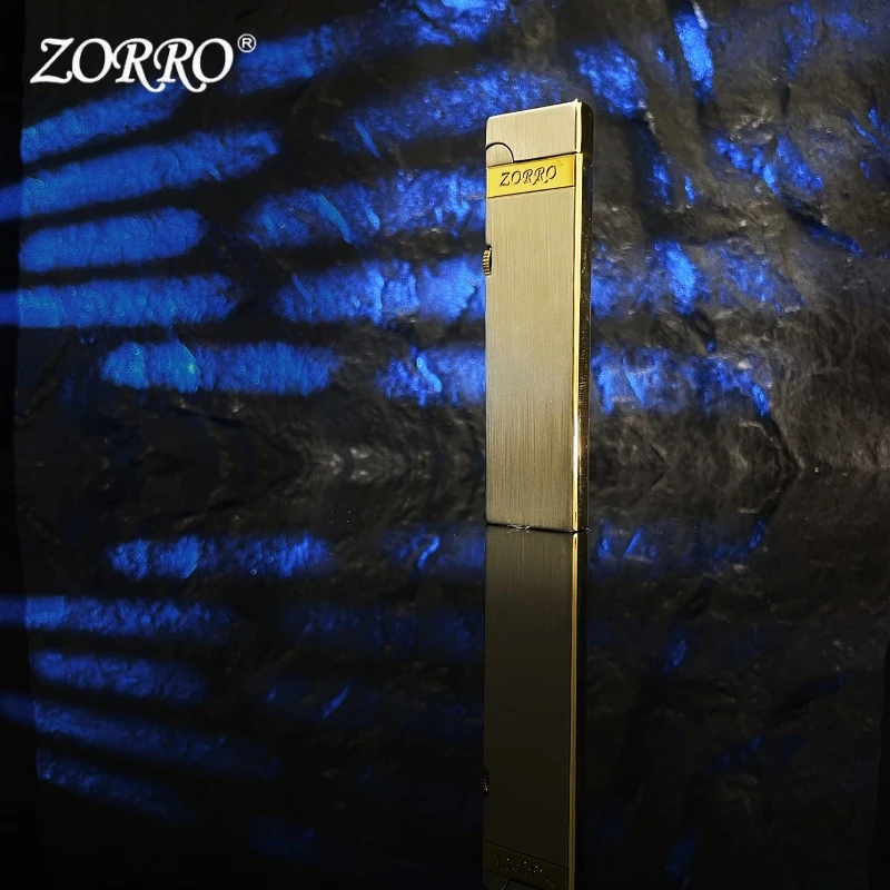 ZORRO 佐罗煤油打火机男士纤巧小细条金小巧便携创意送男友礼物