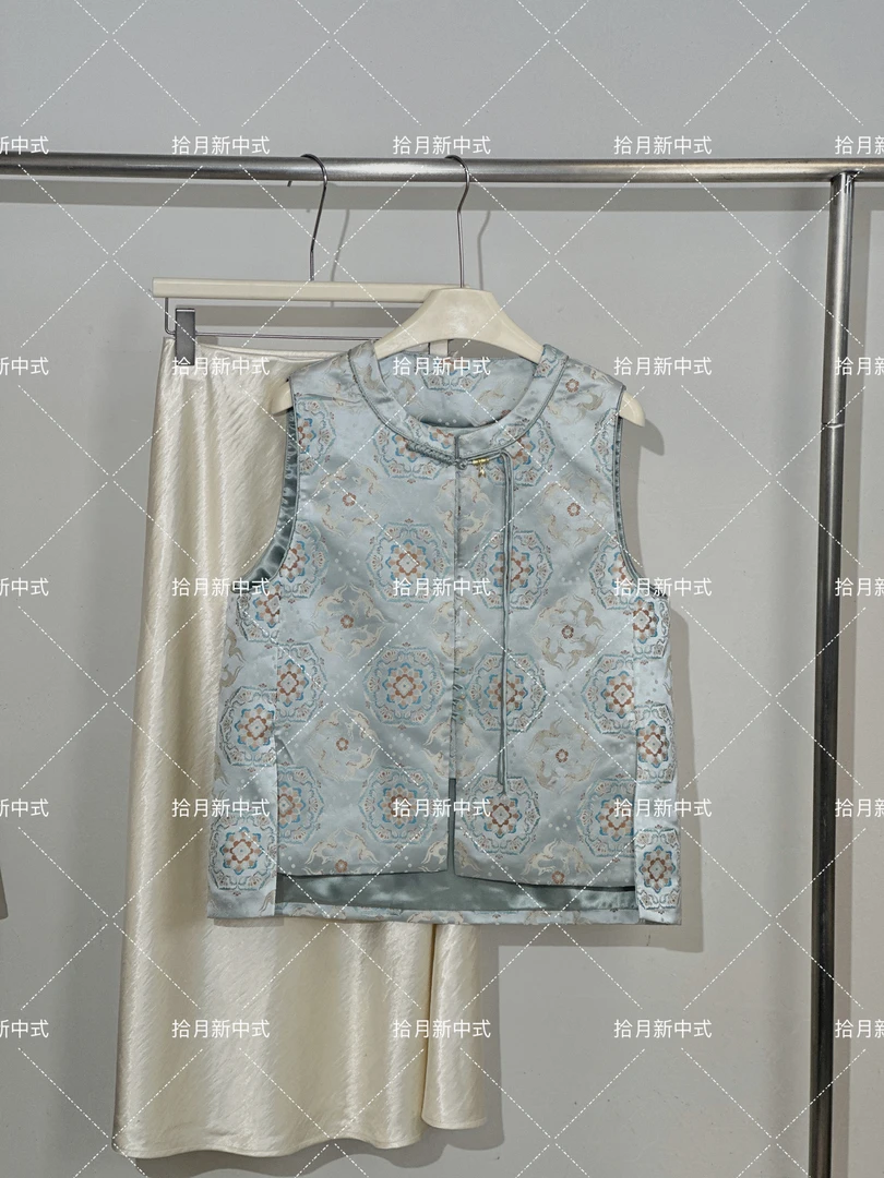 【鹤鹿同春】SHIYUE新中式宽松禅意马甲