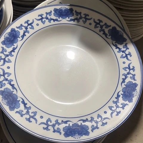 碗8寸深盘一个陶瓷陶瓷