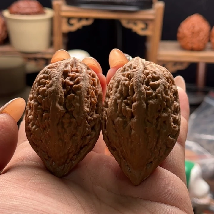 文玩核桃把件楸大胖109