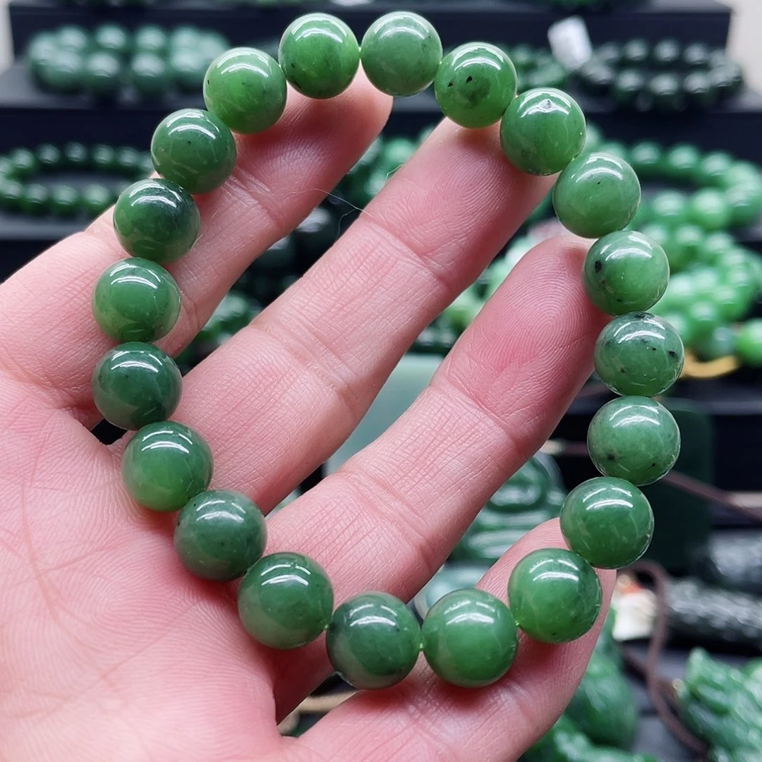 和田玉（碧玉）未镶嵌手链