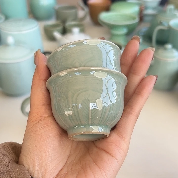 小米茶器龙泉青瓷